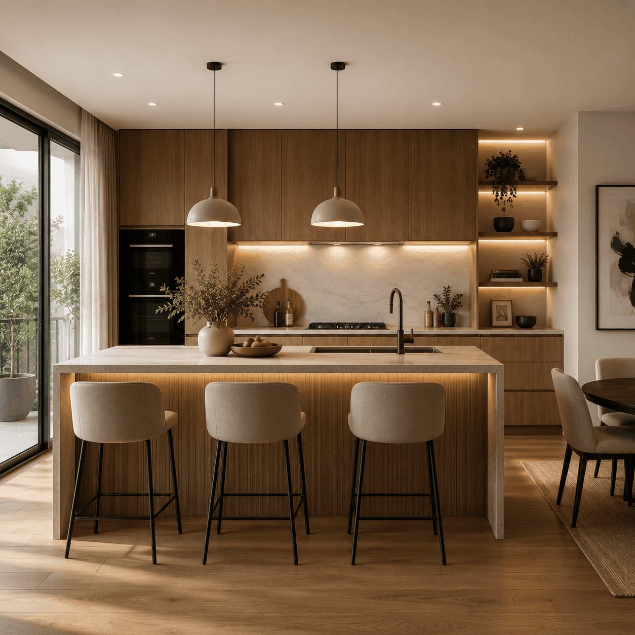 Isometric interior layout